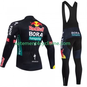 Homme Tenue Cycliste Manches Longues et Collant à Bretelles Hiver Thermal Fleece Bora Hansgrohe 2024